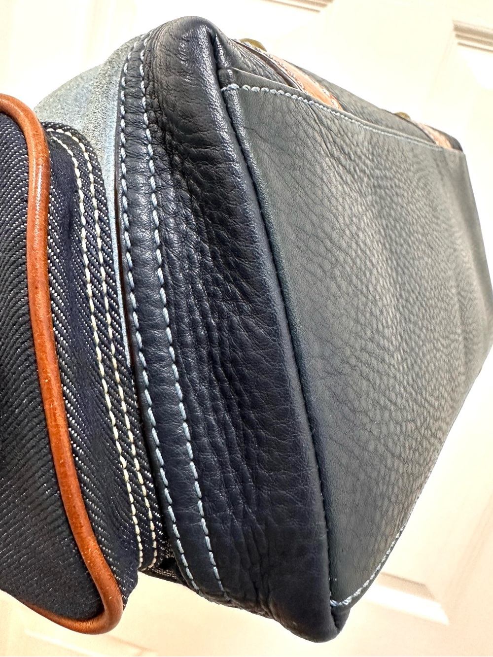 Coach Legacy Mosaic Denim Patchwork Tote Vintage Y2K - Picture 14 of 14